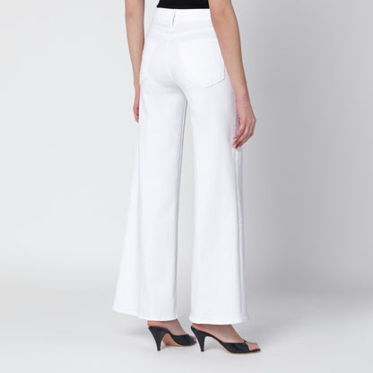 Mother Flared Fairest Jeans White white