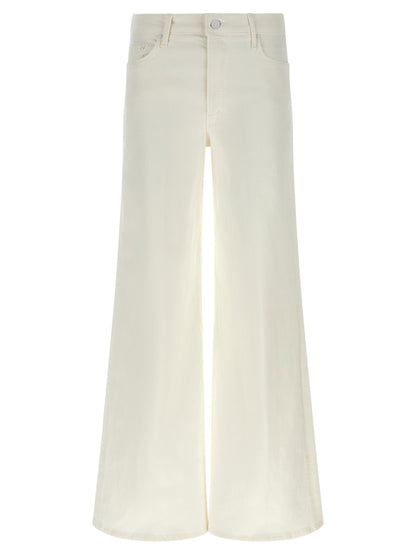 Mother The Twister Sneak Jeans White