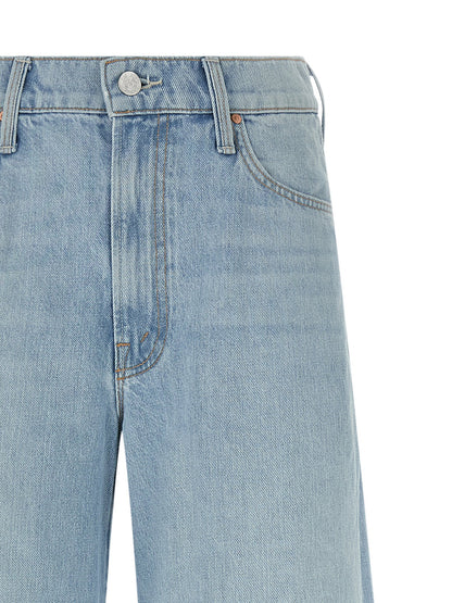 Mother The Ditcher Roller Skimp Jeans Light blue