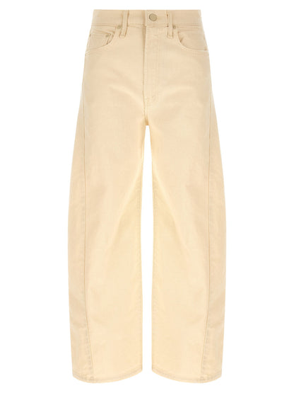 Mother Half Pipe Ankle Jeans Beige
