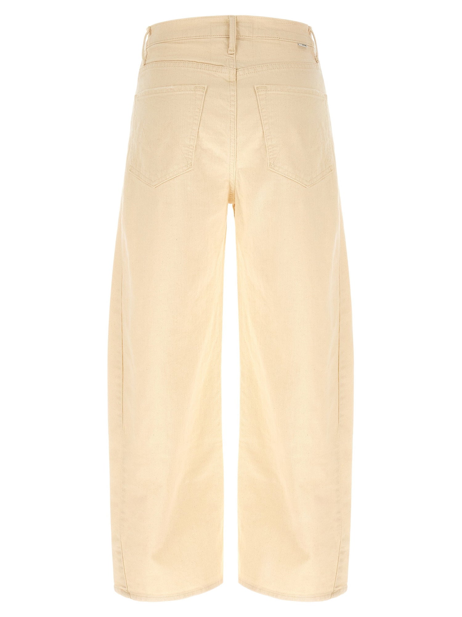 Mother Half Pipe Ankle Jeans Beige
