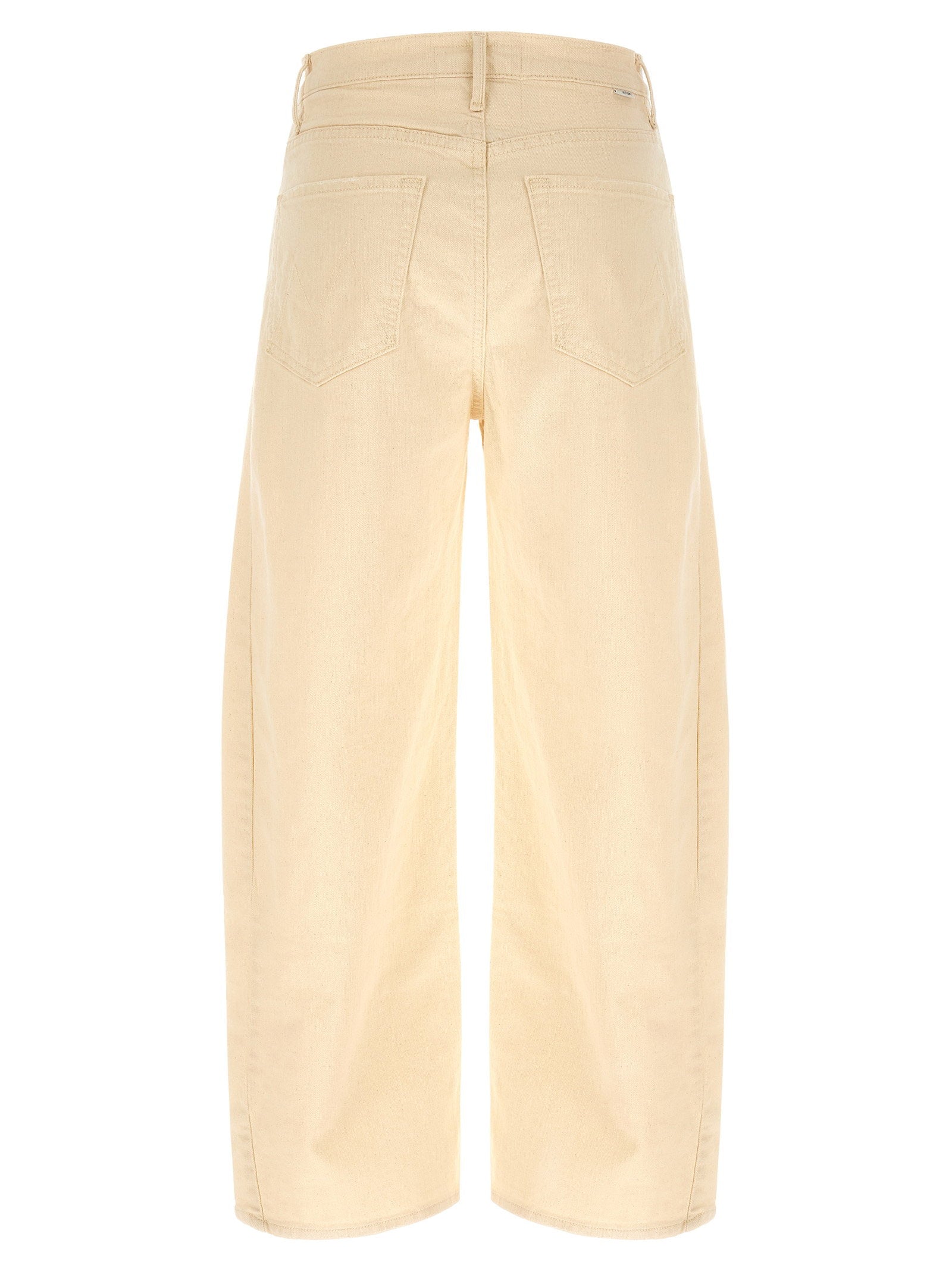 Mother Half Pipe Ankle Jeans Beige