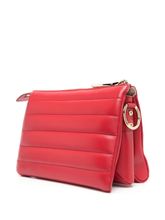 D&G Logo leather red crossbody bag