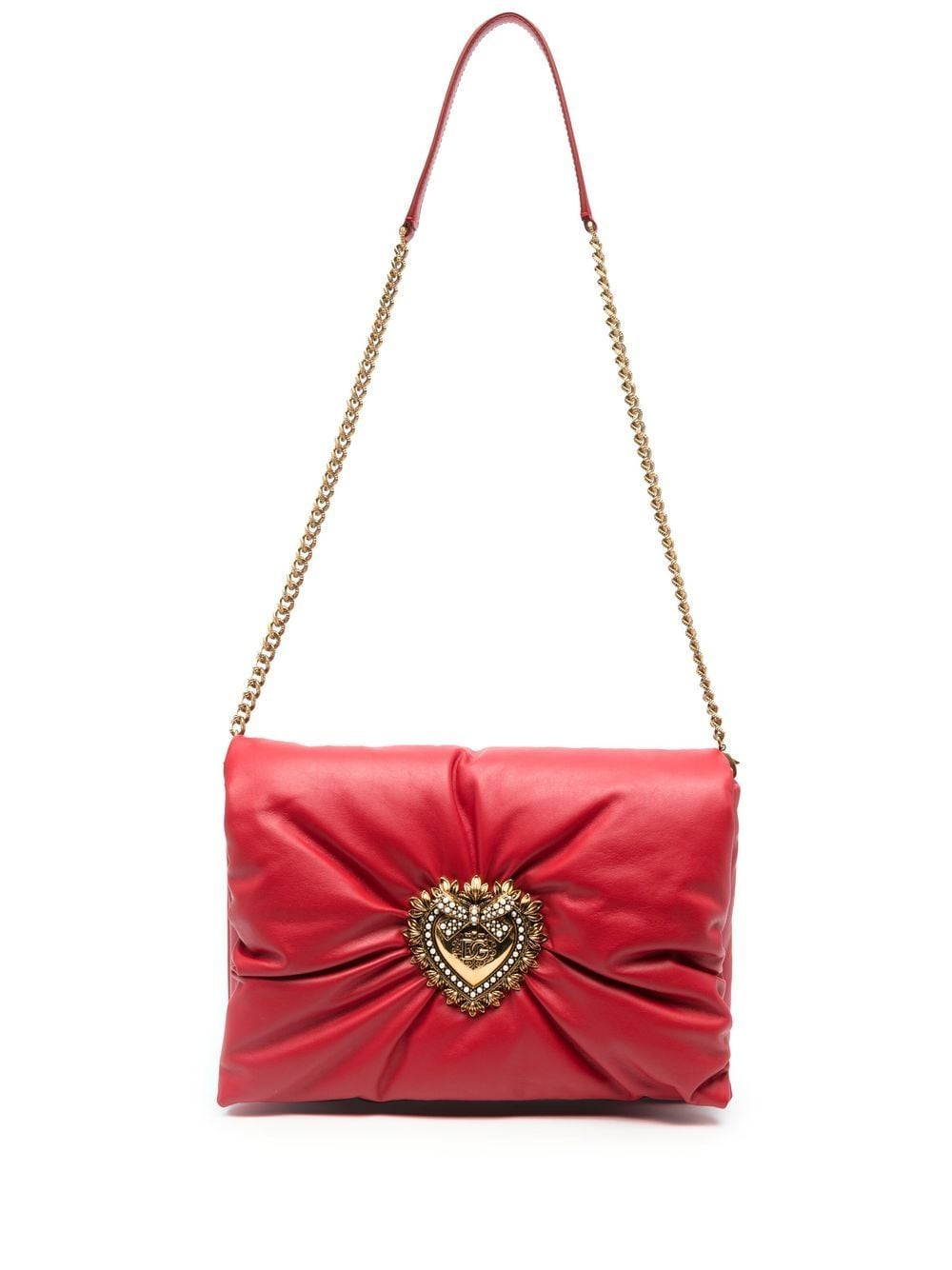 D&amp;G CALFSKIN DEVOTION SOFT BAG