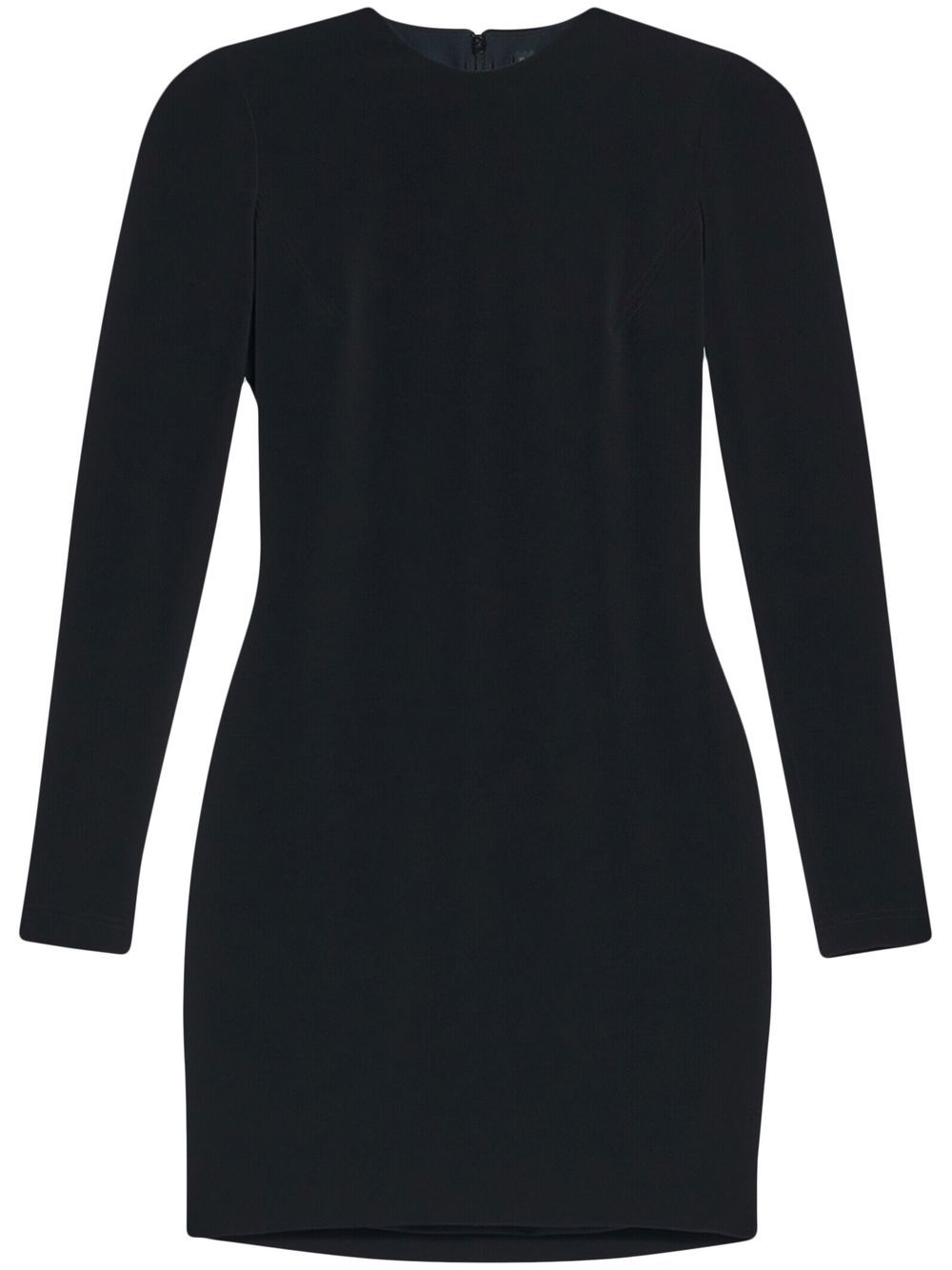 Balenciaga Mini Stretch Slim Dress in Black black