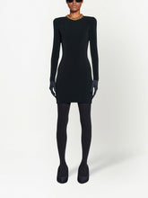 Balenciaga Mini Stretch Slim Dress in Black black
