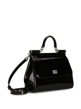 D&G leather shiny handbag