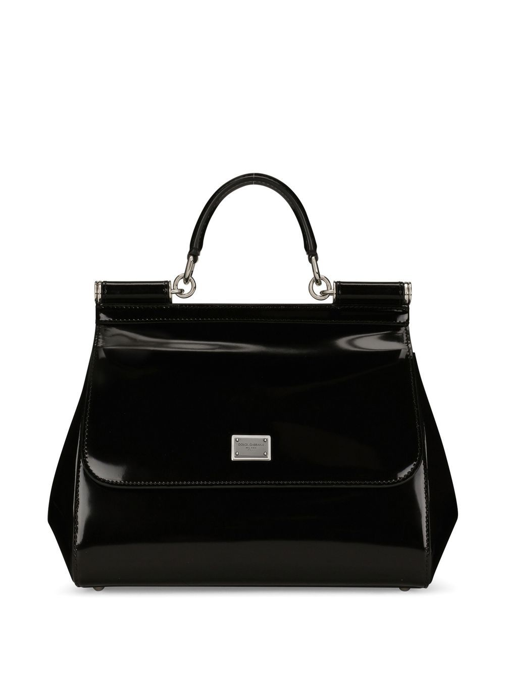 D&amp;G leather shiny handbag