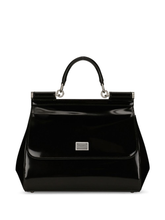 D&G leather shiny handbag