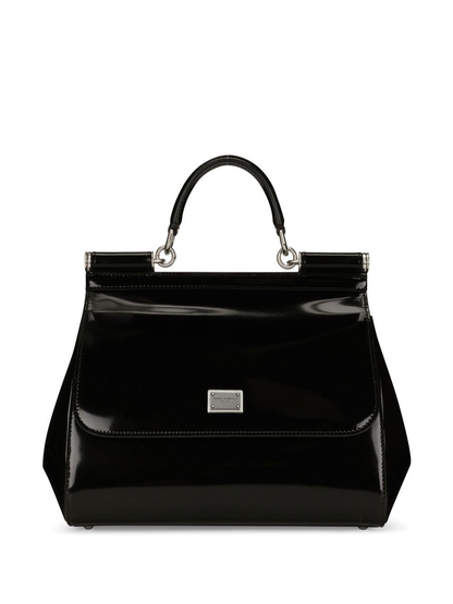 D&amp;G leather shiny handbag