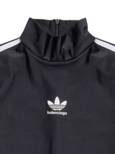 Adidas X Balenciaga Logo-Embroidered Stretch Mini Dress Black