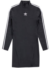 Adidas X Balenciaga Logo-Embroidered Stretch Mini Dress Black