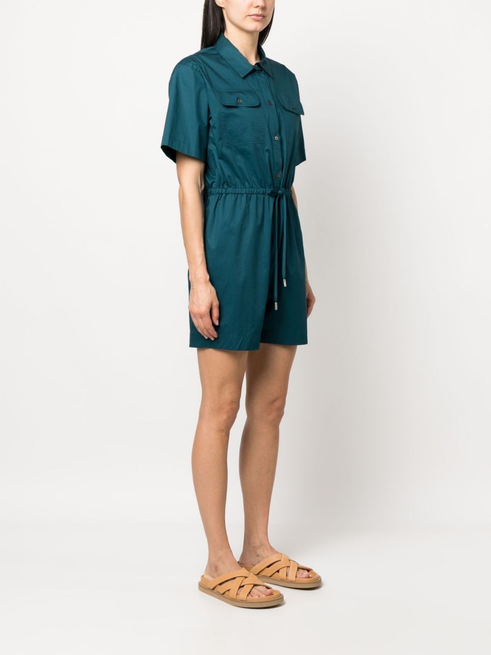 Paul Smith Short Cotton Playsuit Blue