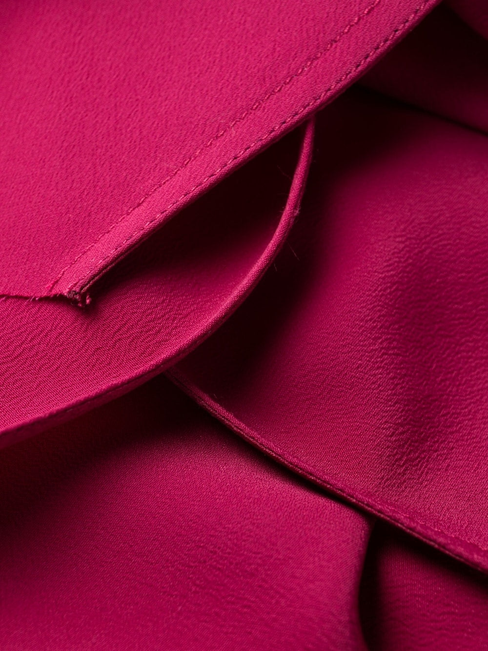 Rick Owens Draped Asymmetric Maxi Dress Fuchsia