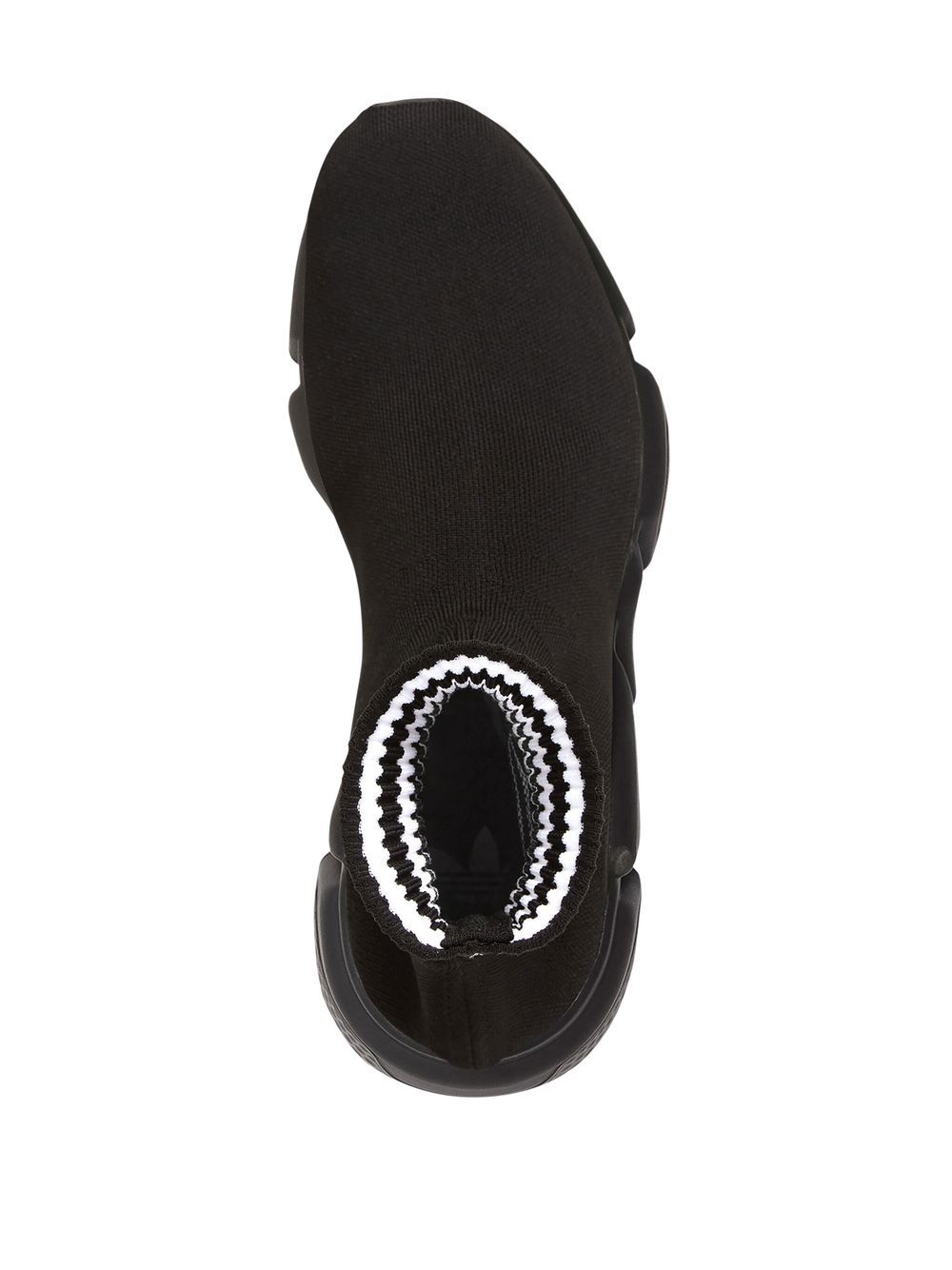 Adidas X Balenciaga Speed Sock High-Top Sneakers Black