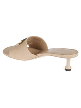 Balenciaga Leather Groupie Heeled Mules White