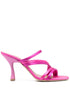 Malone Souliers Tami 90 Satin Mules Pink