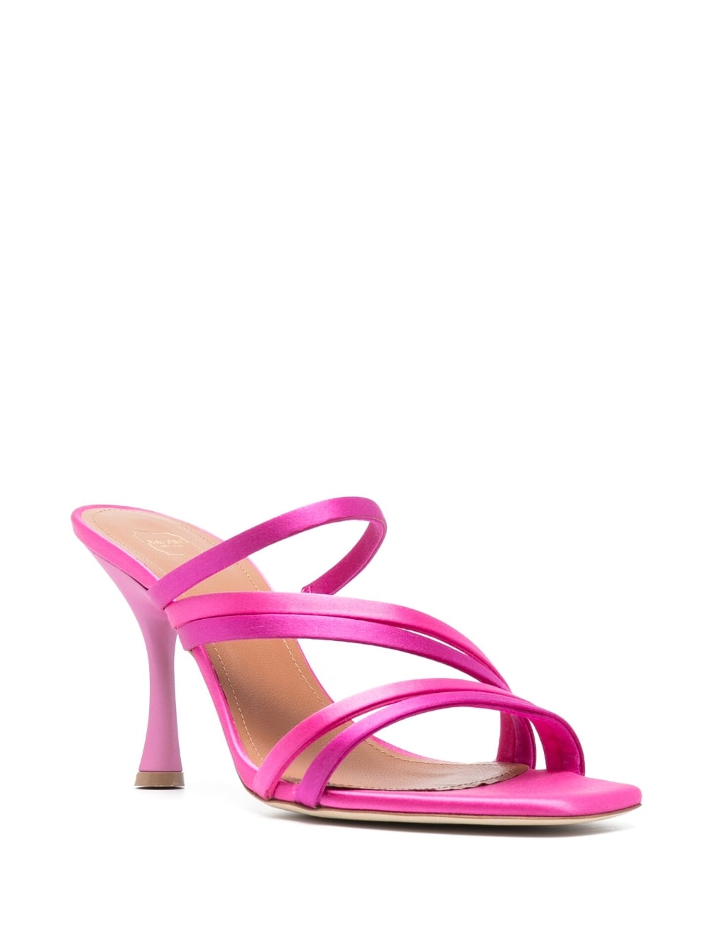 Malone Souliers Tami 90 Satin Mules Pink