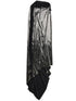 Balenciaga Metallic Effect Draped Midi Dress Black