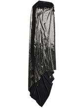 Balenciaga Metallic Effect Midi Dress Black