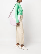 Jil Sander Medium Crinkled Leather Shoulder Bag Lilac