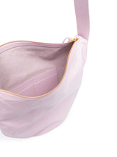 Jil Sander Medium Crinkled Leather Shoulder Bag Lilac