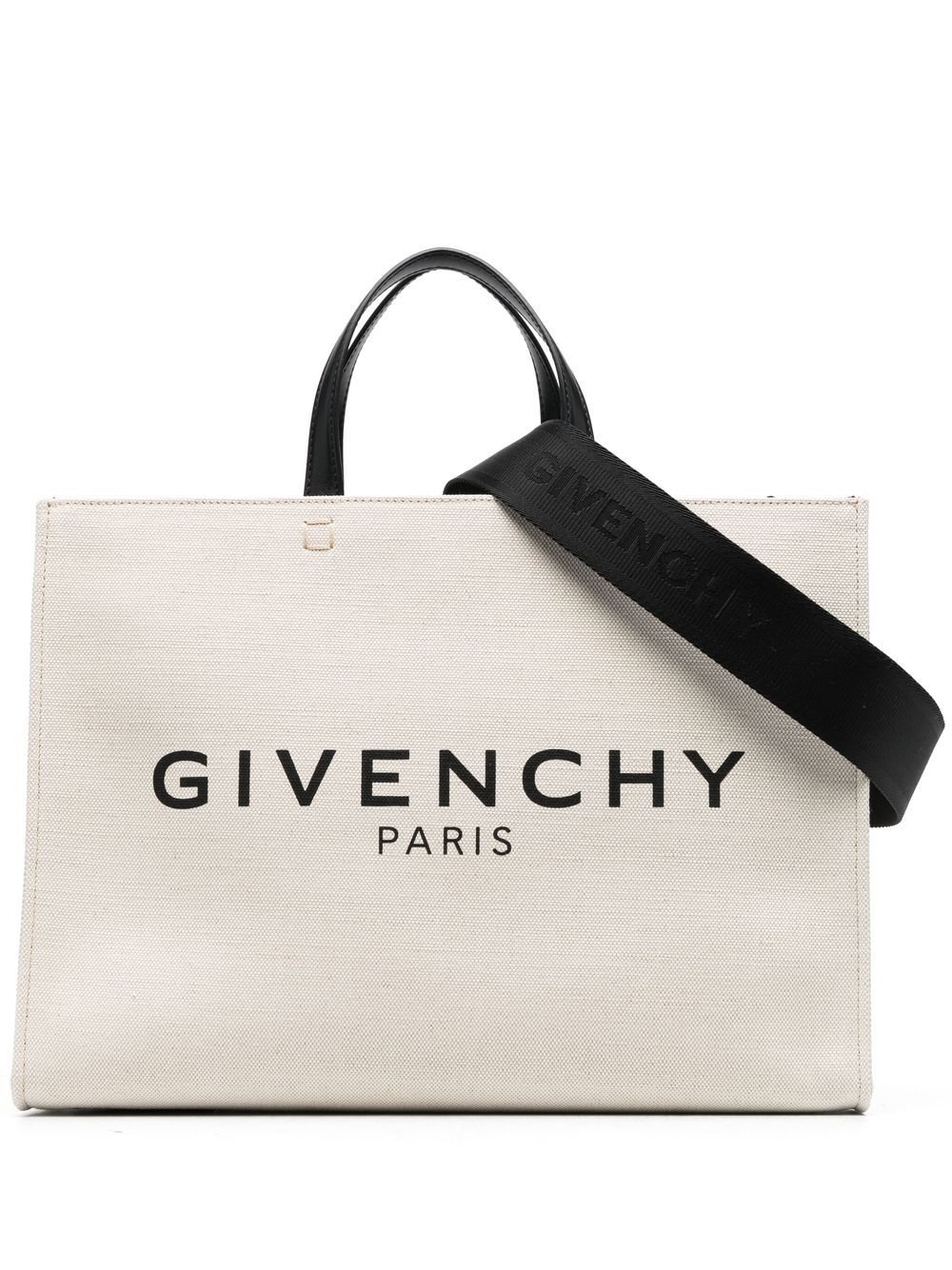 Givenchy Medium Canvas G-Tote Shopper Bag Beige