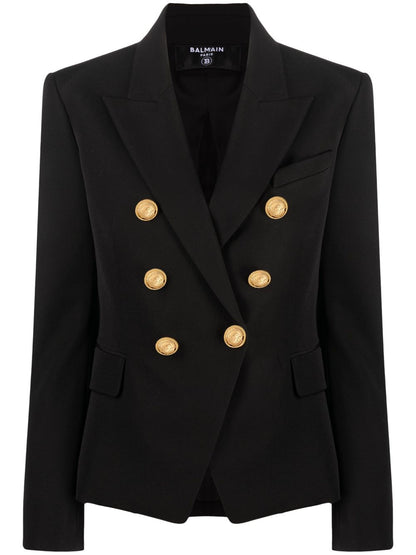 6-Buttons double-breasted blazer