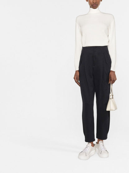 Brunello Cucinelli Roll-neck cashmere jumper WHITE