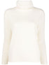 Brunello Cucinelli Roll-neck cashmere jumper WHITE