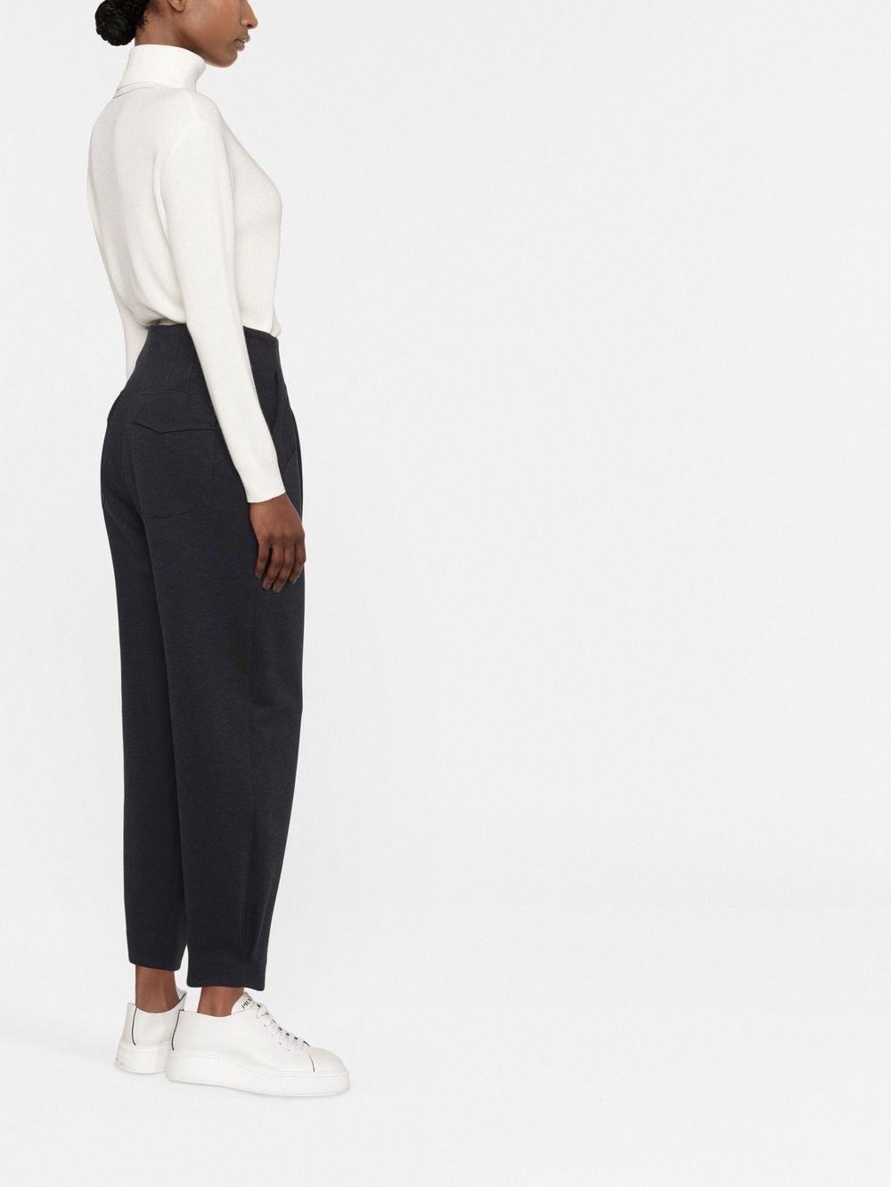 Brunello Cucinelli Roll-neck cashmere jumper WHITE