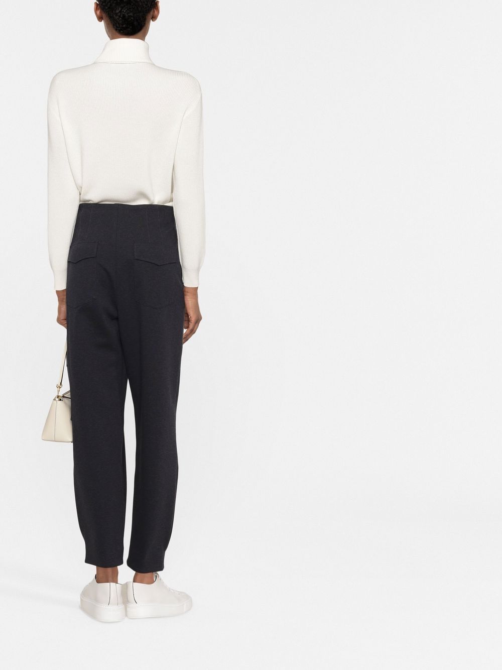 Brunello Cucinelli Roll-neck cashmere jumper WHITE