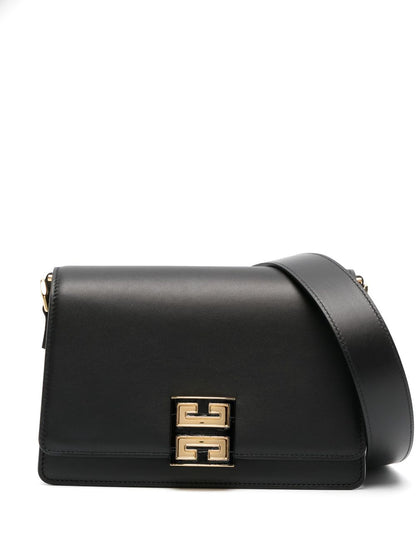 Givenchy Medium 4G Leather Crossbody Bag Black