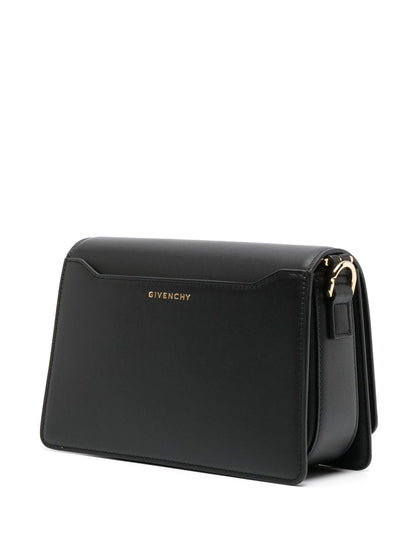 Givenchy Medium 4G Leather Crossbody Bag Black