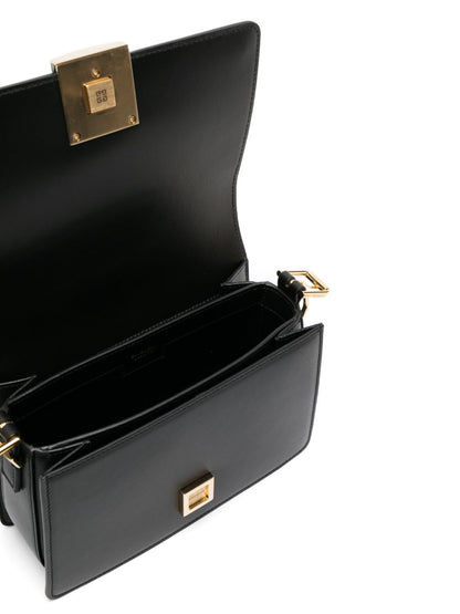 Givenchy Medium 4G Leather Crossbody Bag Black