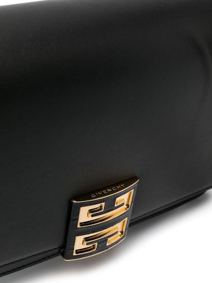 Givenchy Medium 4G Leather Crossbody Bag Black