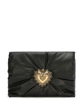 Dolce & Gabbana Medium Devotion Soft clutch Bag Black