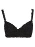 Balenciaga Tweed Bralette Top Black