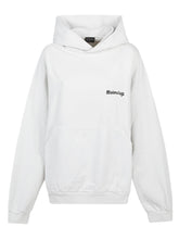 Balenciaga BB Corp Cotton Hoodie With Logo White