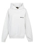 Balenciaga BB Corp Cotton Hoodie With Logo White