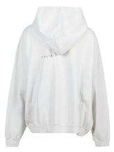 Balenciaga BB Corp Cotton Hoodie With Logo White