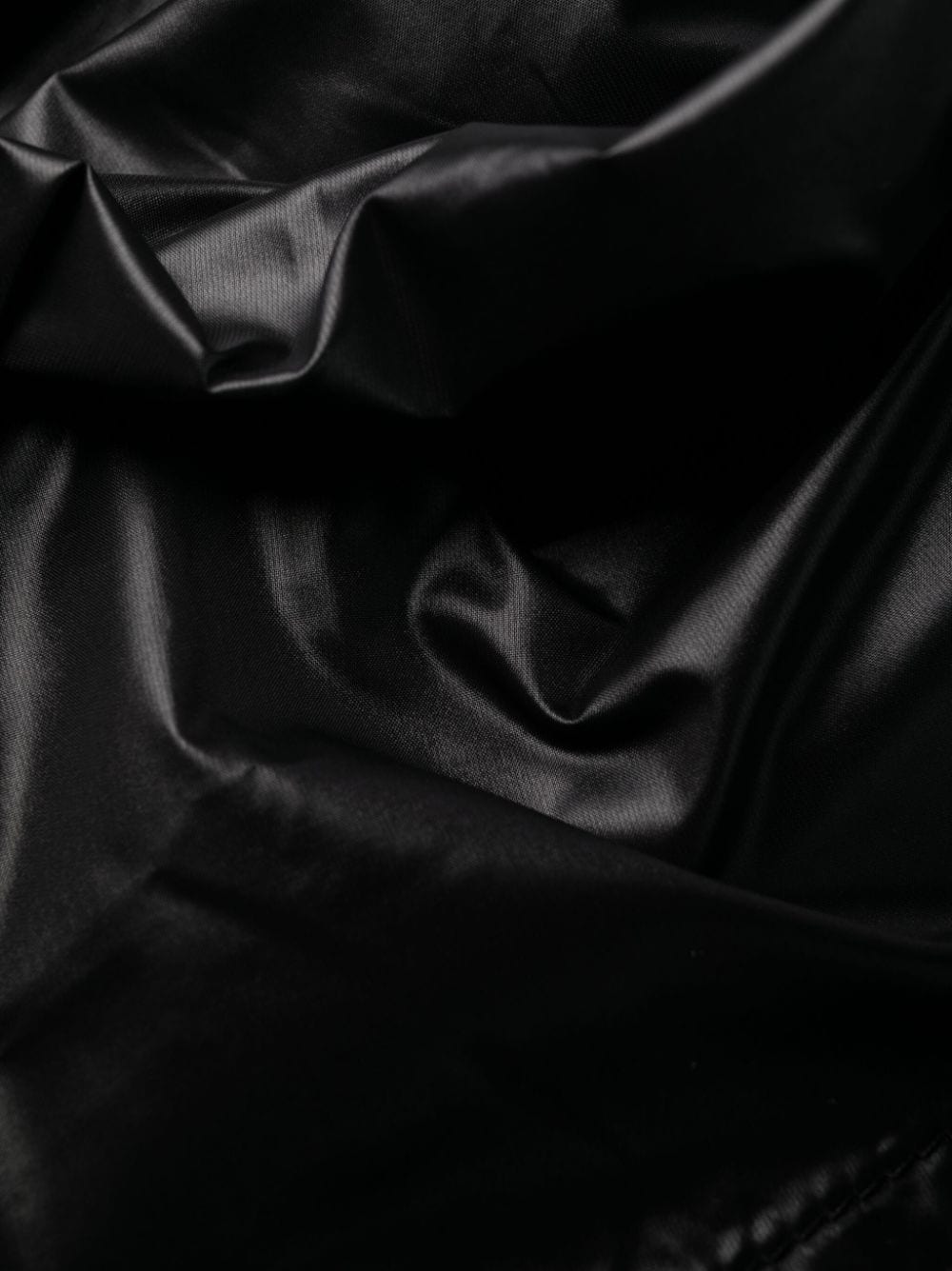 Saint Laurent Shoulder-Pad Oversized Trench Coat Black