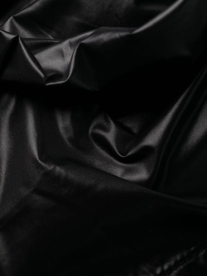 Saint Laurent Shoulder-Pad Oversized Trench Coat Black