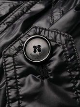 Saint Laurent Shoulder-Pad Oversized Trench Coat Black