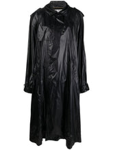 Saint Laurent shoulder-pad Oversized Trench Coat BLACK