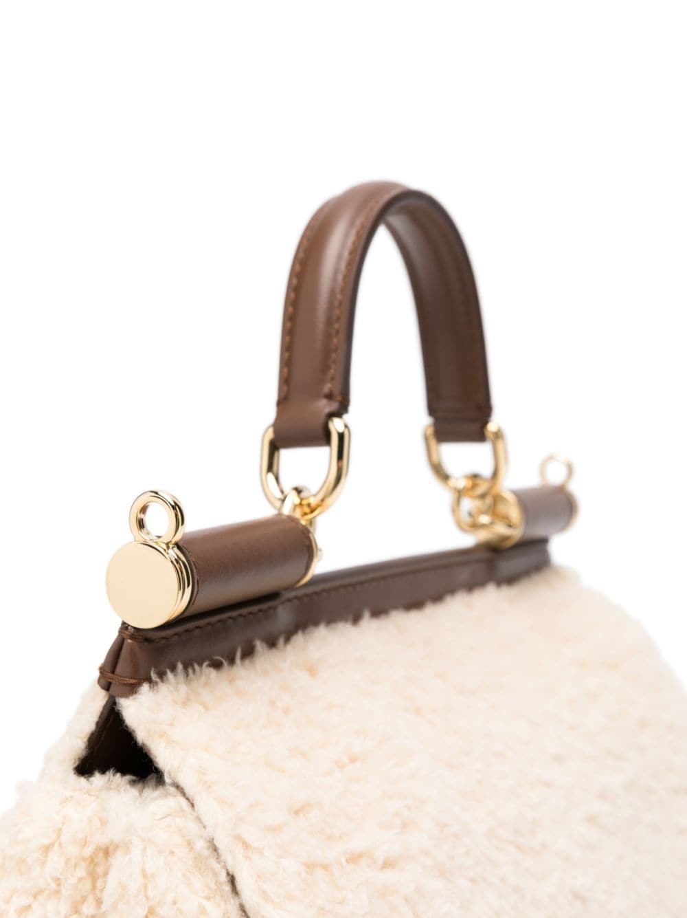 D&amp;G Sicily Shearling Handbag