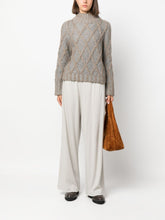Fabiana Filippi High-Waisted Pleated Wool Wide-Leg Trousers White