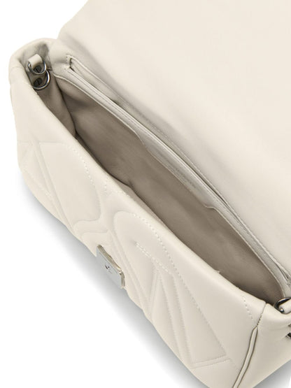 The Seal Shoulder Bag in Ivory White