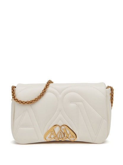 The Seal Shoulder Bag in Ivory White