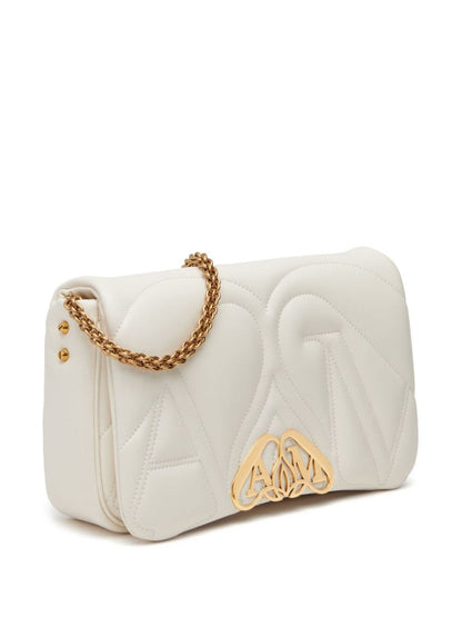 The Seal Shoulder Bag in Ivory White